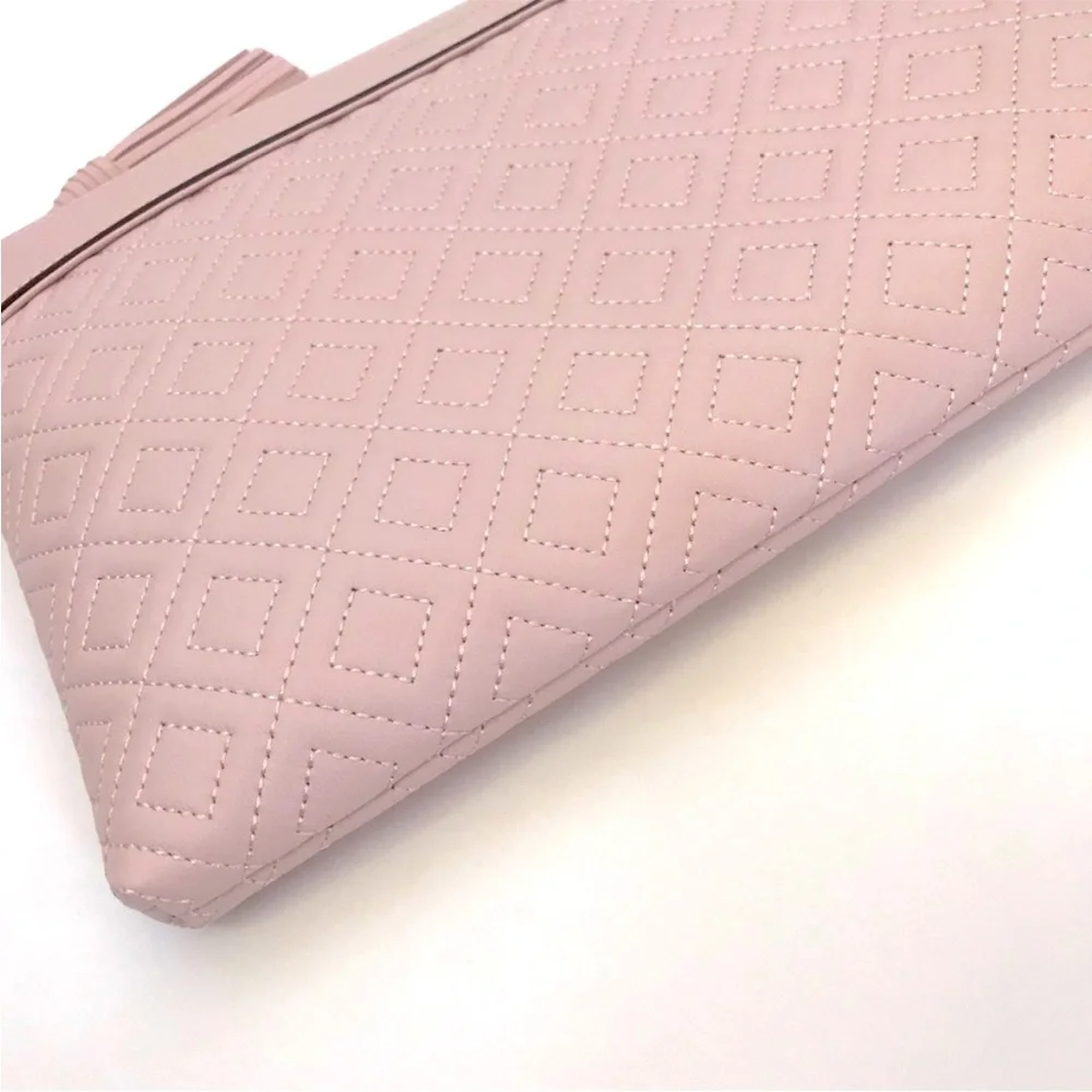 Tory Burch Fleming Medium Pouch in Shell Pink - Picture 4 of 10